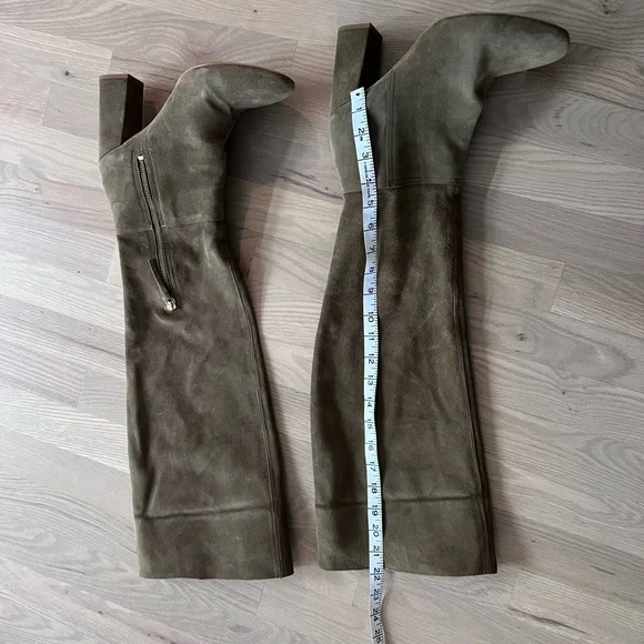 Free people high heel over knee suede boots size 41. - Picture 6 of 15